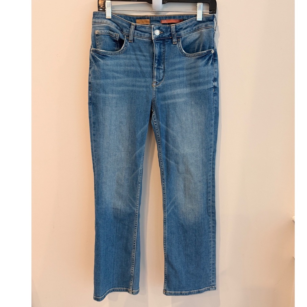 Pilcro Anthropologie Mid-Rise Straight Leg Jeans Medium Wash Blue Size 27